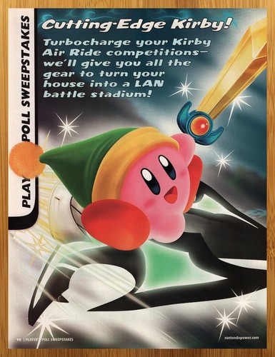 Pubblicità poster kirby air - pubblicità/poster,