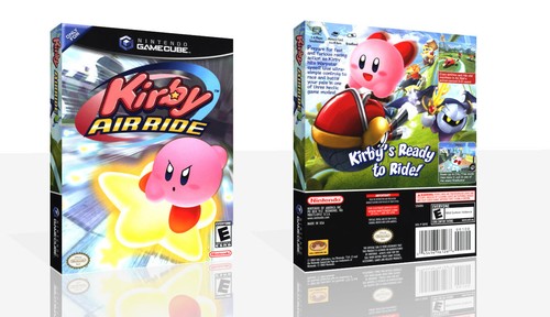 Kirby air ride - kirby, cube